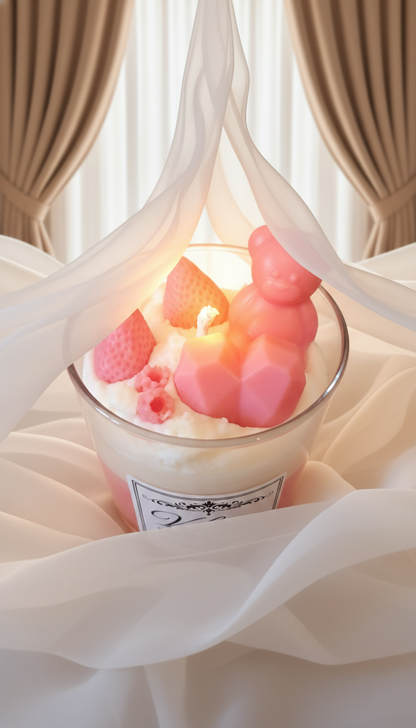 Χειροποίητο Κερί Σόγιας Cheesecake – Gourmet Dessert Candle Velora Candles