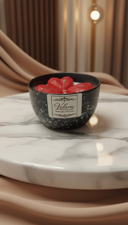 Χειροποίητο κερί σόγιας Velora Candles Cheesecake Scented Candle για gourmet διακόσμηση και χαλάρωση