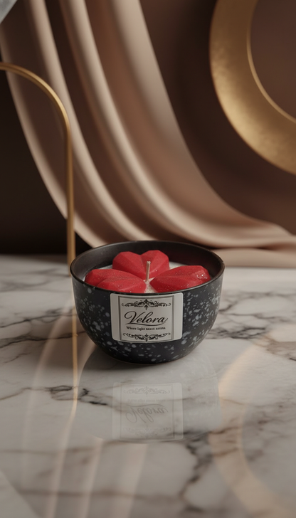 Cheesecake Scented Candle – Χειροποίητο Κερί Σόγιας Velora Candles