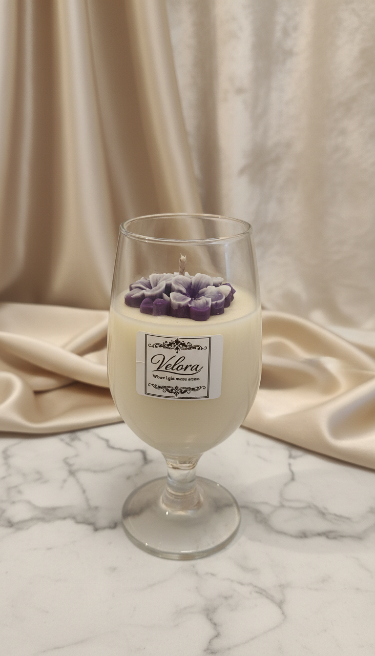 Purple Cheesecake Luxury Soy Candle