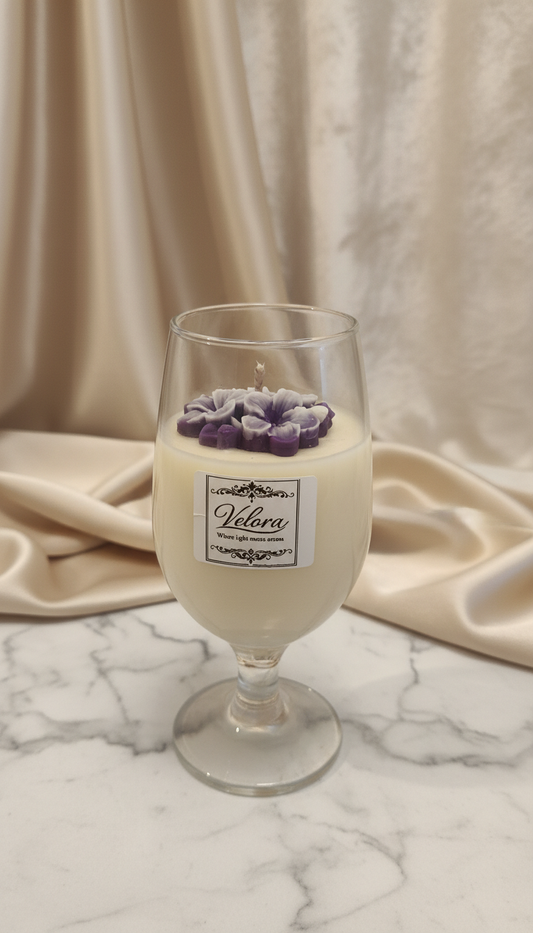 Purple Cheesecake Luxury Soy Candle