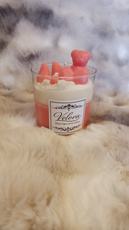 Χειροποίητο Κερί Σόγιας Cheesecake – Gourmet Dessert Candle Velora Candles
