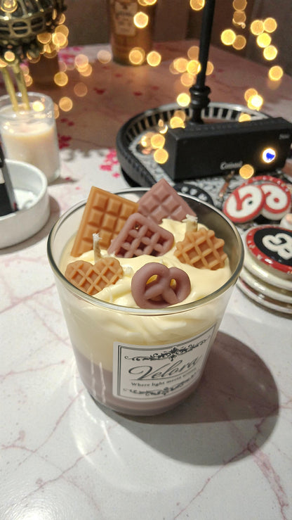 Χειροποίητο Κερί Σόγιας Banoffee Bliss – Dessert Candle Velora Candles