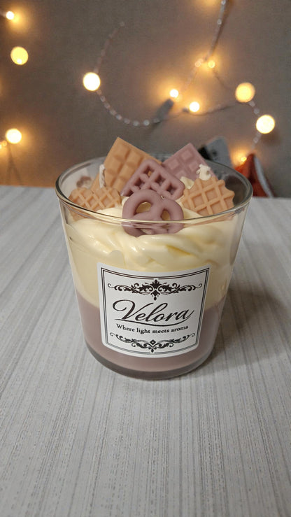 Χειροποίητο Κερί Σόγιας Banoffee Bliss – Dessert Candle Velora Candles