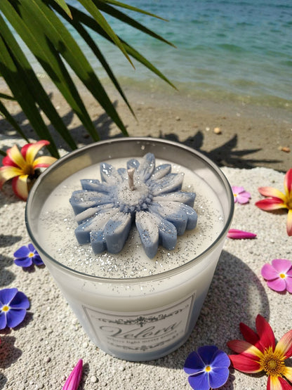 Χειροποίητο Κερί Σόγιας Bahamas Vibes – Ombre Summer Candle Velora Candles