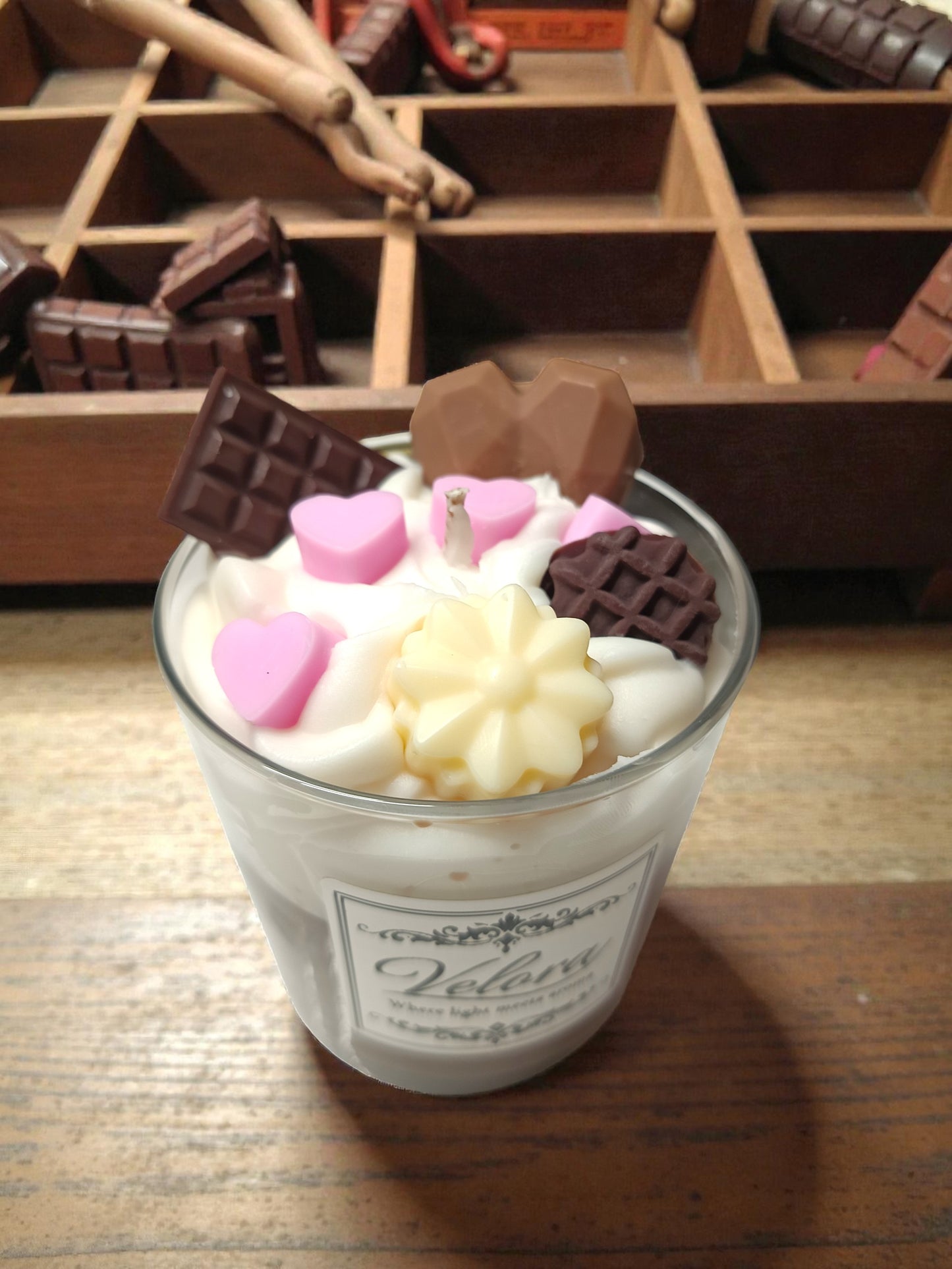 Χειροποίητο Κερί Σόγιας Dolce Cabana & Brownie – Cappuccino Dessert Candle 350g