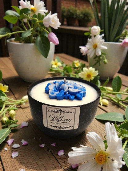 Χειροποίητο Κερί Σόγιας Aqua di Gio – Luxury Custom Candle Velora Candles